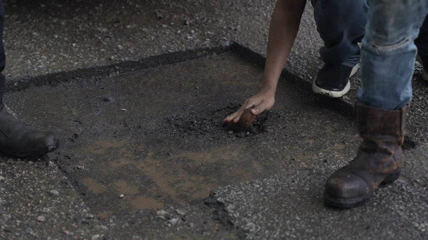 Langkah 1 bersihkan lubang