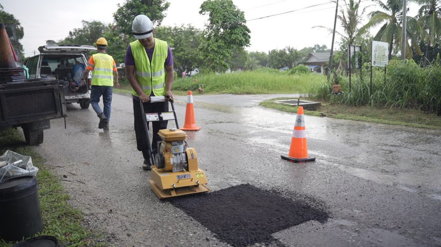 Langkah 4 padatkan
